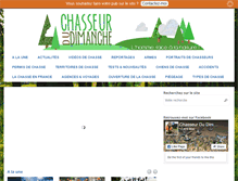 Tablet Screenshot of chasseurdudimanche.com